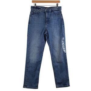 Express Slim Super High Rise Jeans Women's 10 NWT Blue Fading Cotton Stretch